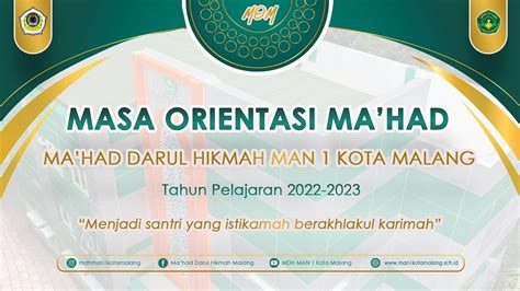 LIVE Pembukaan Masa Orientasi Ma Had Ma Had Darul Hikmah MAN 1 Kota