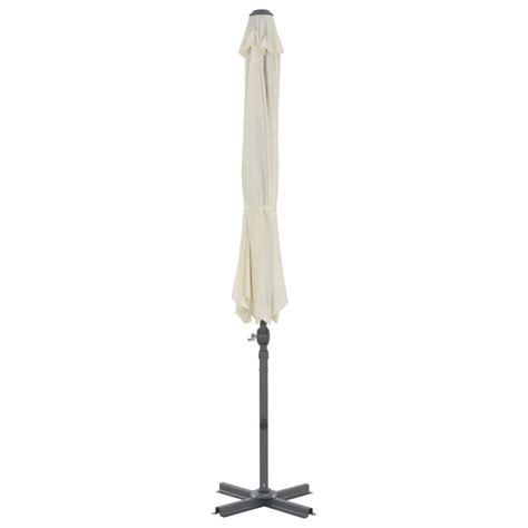 Zerodis Parasol Avec Base Portable Sable AB276331 RE388 Cdiscount Jardin