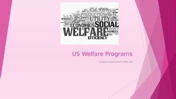 PPT- US Welfare Programs by CShells83 | Teachers Pay Teachers