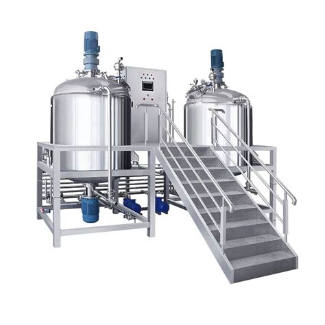 Vacuum Powder Tank Mixer Homogenizer Disperser Emulsifier Stirrer Ultra