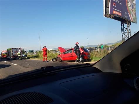 Video Accident Brașov 3 persoane rănite pe Calea Cristianului