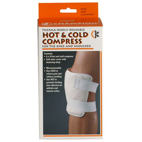 Champion Therma Kool Reusable Hot Cold Compress W Healthcare