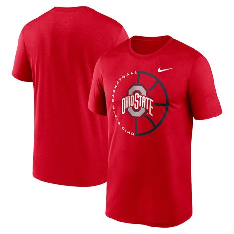 Ohio State Buckeyes Nike Legend Basketball Icon Performance T-Shirt ...