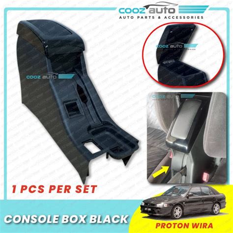 Proton Wira Satria Putra Console Box Armrest Arm Rest Fully Black Auto