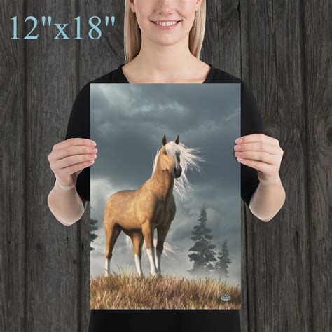 Palomino Horse Horse Themed Art Print Etsy