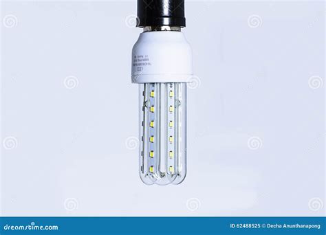 Energy Saving LED Light Bulb Stock Image Image Of Power Green 62488525