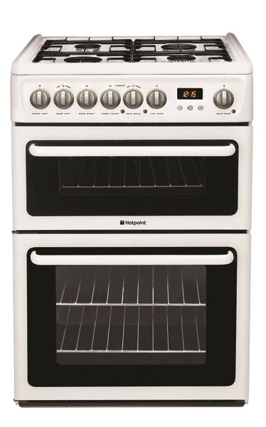 Hotpoint 60cm Double Oven Gas Cooker Hag60p West Midlands