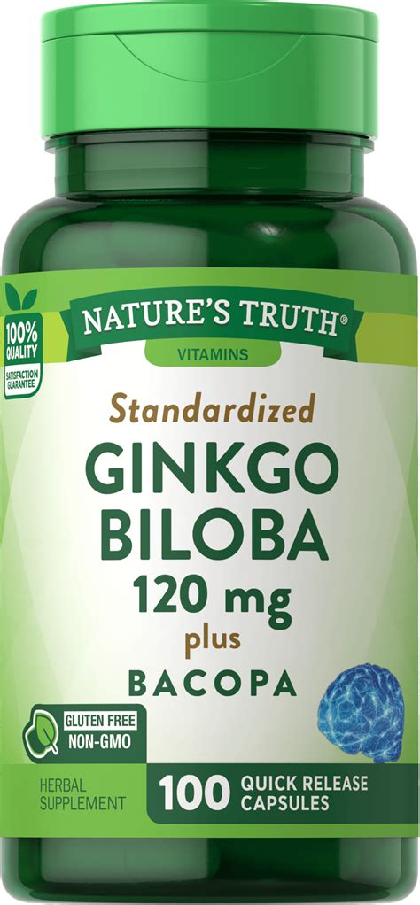 Nature S Truth Ginkgo Biloba Rich In Antioxidants 120mg Plus 100