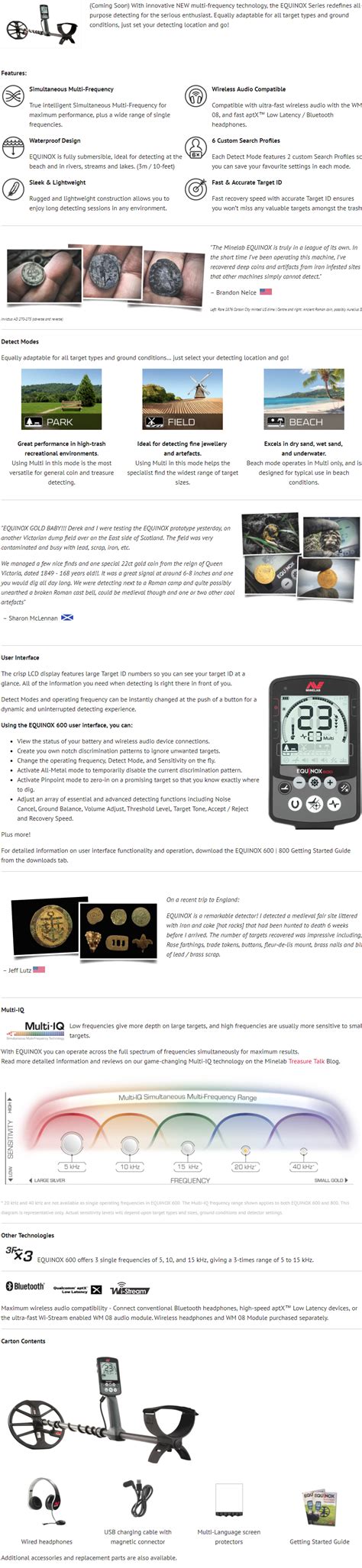 Minelab Equinox 600 | Gerry's Metal Detectors