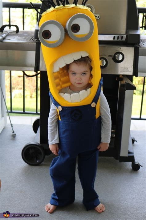 Minion Costume No Sew Diy Costumes Photo