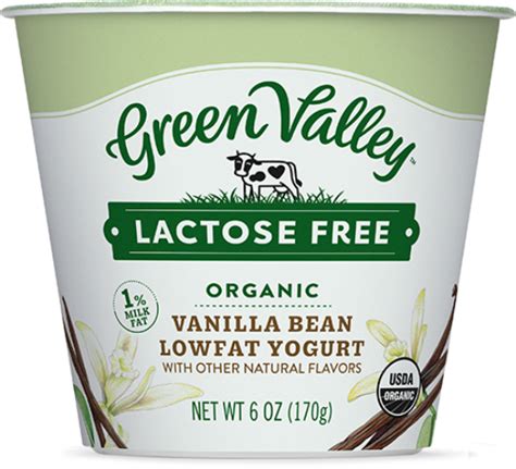 Lactose Free Organic Plain Yogurt 6oz Green Valley Lactose Free