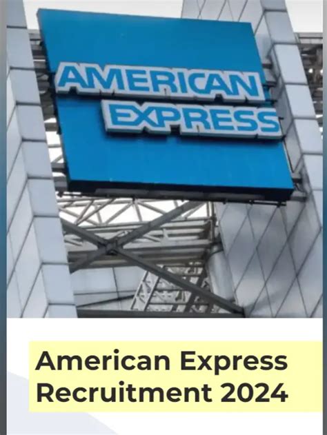 American Express Recruitment Job Freshers