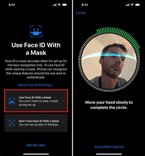 How To Set Up And Use Iphone Face Id While Wearing A Mask