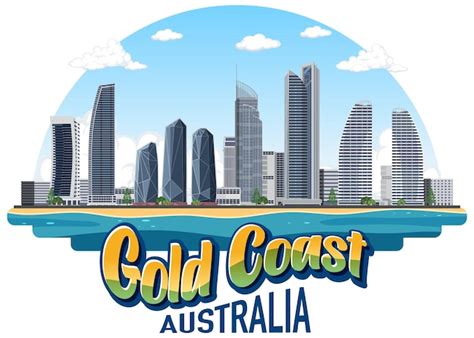 Premium Vector Gold Coast Australia Building Landmark