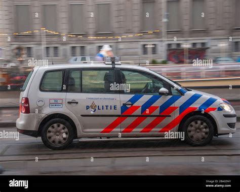 Police car in Amsterdam, the Netherlands Stock Photo - Alamy