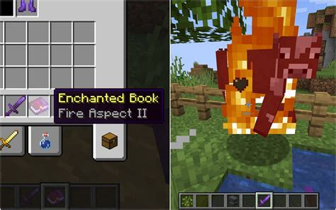 What Does The Fire Aspect Enchantment Do In The Minecraft Update