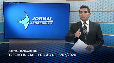 Trecho inicial do Jornal Jangadeiro Julião Júnior 13 07 2020