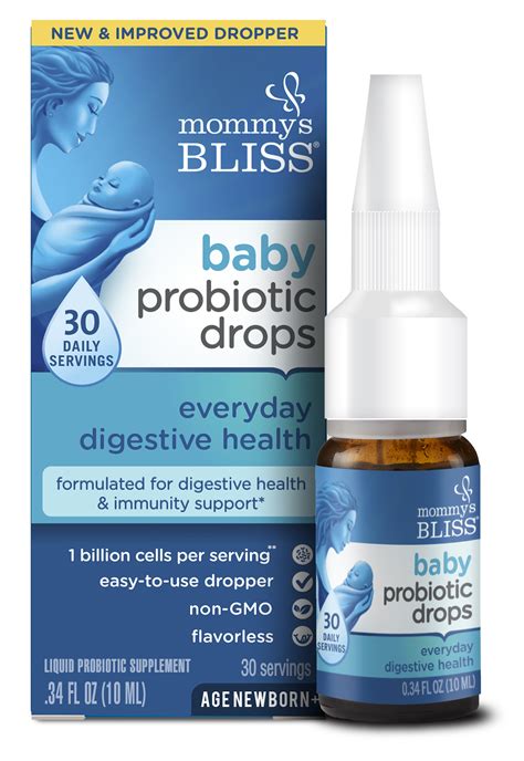 Mommys Bliss Baby Probiotic Drops Everyday Use Newborn 34 Fl Oz