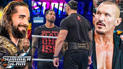 Massive Spoiler For Tribal Court On Smackdown Summerslam