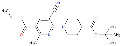 1 3 Cyano 6 Methyl 5 1 Oxobutyl 2 Pyridinyl 4 Piperidinecarboxylic