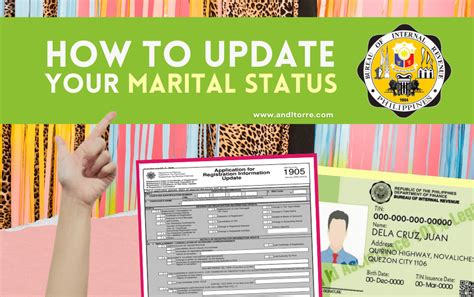 How To Update Your Marital Status With The Bir From Single To Married