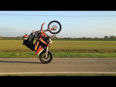 Ktm Exc Wheelie Circle Training Youtube