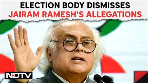 Eci On Jairam Ramesh S Allegations Live Election Body Dismisses