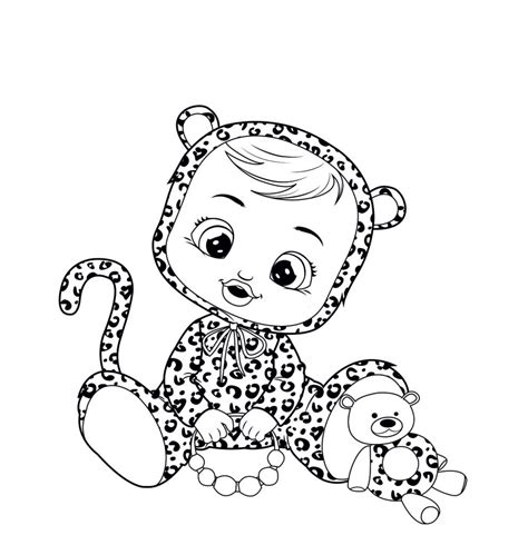 Dibujos Para Colorear De Bebe Llorones