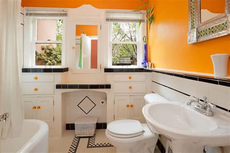 17 Amazing Orange Bathroom Ideas