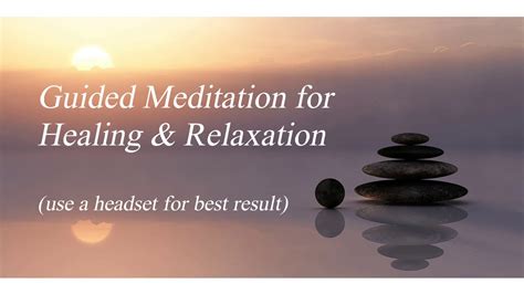 Guided Meditation for Healing & Relaxation - YouTube