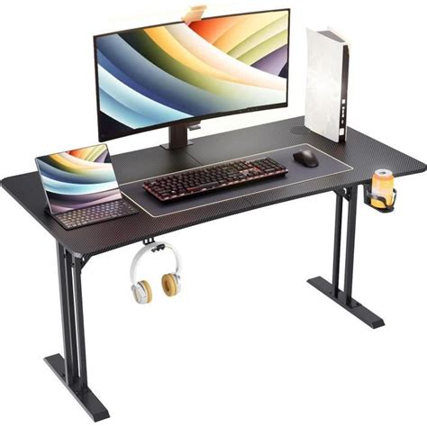 Hlfurnieu Bureau Gaming Informatique Ergonomique X Cm Gamer