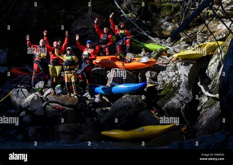 Qualification Day Extreme Kayaking World Championship 2015 Stock