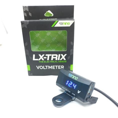 Jual Usb Charger Plus Voltmeter Aki Universal Nmax Aerox Beat Vario Mio