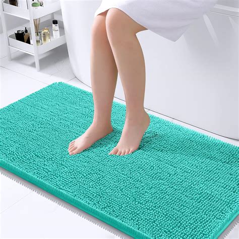 Olanly Bathroom Rugs 44x24 Extra Soft Absorbent Chenille