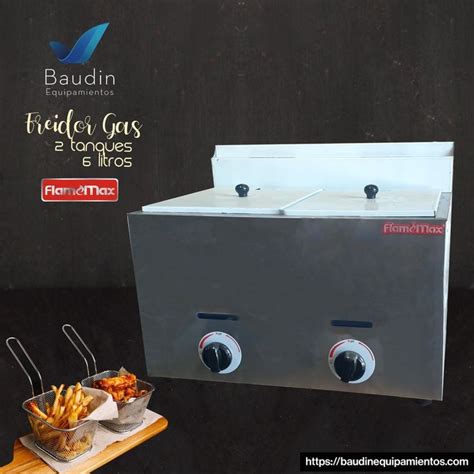 Freidor A Gas 2 Tanques De 6 Litros Flamemax PRECIO Y