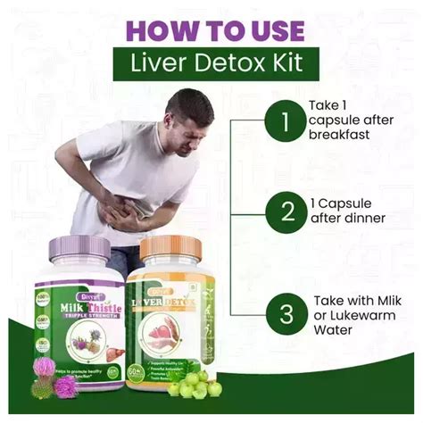 Divya Shree Liver Detox And Milk Thistle Combo Pack Uses Price Dosage Side Effects