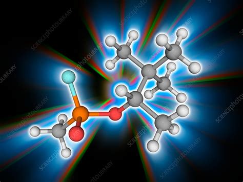 Soman Organic Compound Molecule Stock Image F Science