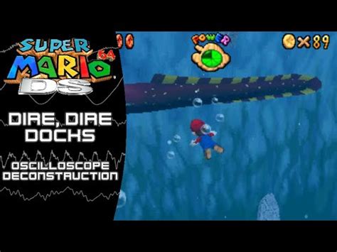 Super Mario 64 DS Dire Dire Docks Oscilloscope Deconstruction