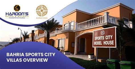 Bahria Sports City Villas Overview Haroons Estate And Builders