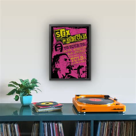 Sex Pistols Concert Poster Sex Pistols Johnny Rotten Sid Etsy