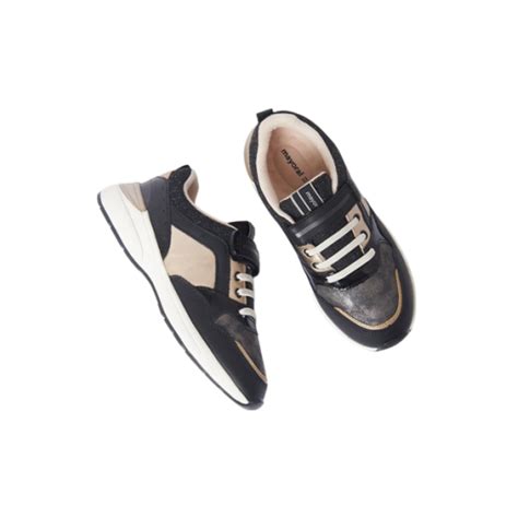 MAYORAL SNEAKERS Running Moda 12 48333 077 Negro Oro