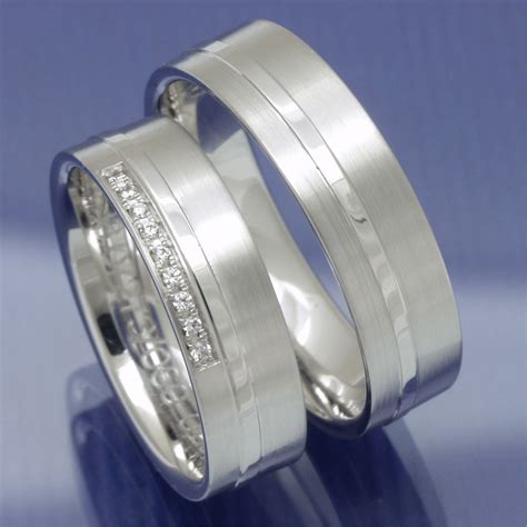 Eheringe Shop Hochzeitsringe Aus Weissgold Modell Brandulf