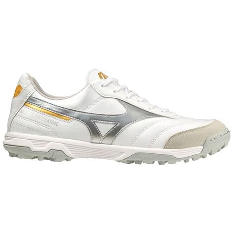 Mizuno Morelia Sala Classic TF Shining Weiß Silber Gold