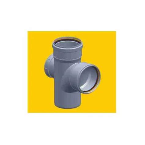 Metallic Grey Pvc Ajay Deg Swept Door Tee Ringfit Pipe At Best