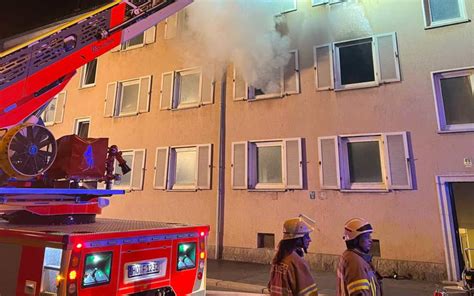 Update Wohnungsbrand in Oberfranken Tatverdächtiger festgenommen