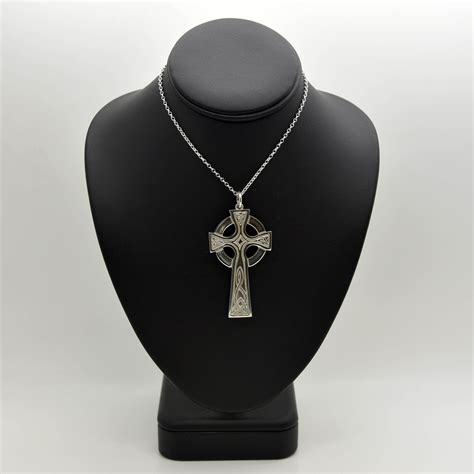 Large Solid Silver Tristan Celtic Cross An Original Design Handmade