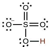 Bisulfate Lewis Structure