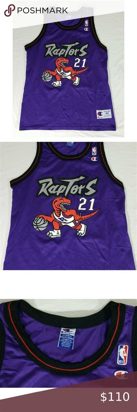 Marcus Camby Toronto Raptors Vintage 1990s Champion Basketball Jersey