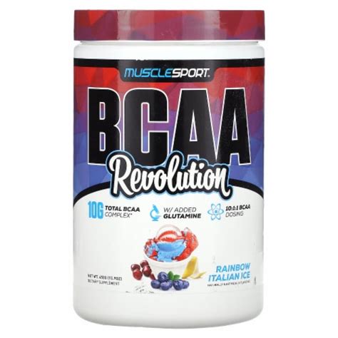 Musclesport Bcaa Revolution Amino Acid Powder Supplement For Men