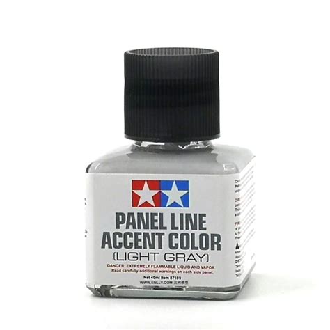 Tamiya Panel Line Accent Color Light Gray Bandai Gundam Models Kits